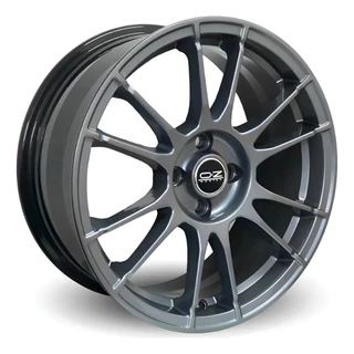 Kit 4 Rodas Aro 15x6 4x99 Esportiva Oz Race Turismo Cromo Escura Scorro S251