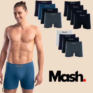 Kit 4 Cuecas Boxer Mash Sem Costura Microfibra Toque Suave Conforto em Oferta na Shopee