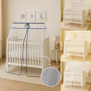 MOSQUITEIRO DE TULE PARA MINI BERÇO CANAÃ OU MOISÉS em Oferta na Shopee