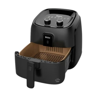 Fritadeira De Ar 9L Cesto Quadrado Philco Preto 220L