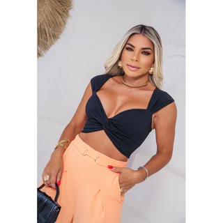 cropped ribana alça decote perfeito modinha balada tendência dia a dia blusinha femenina look
