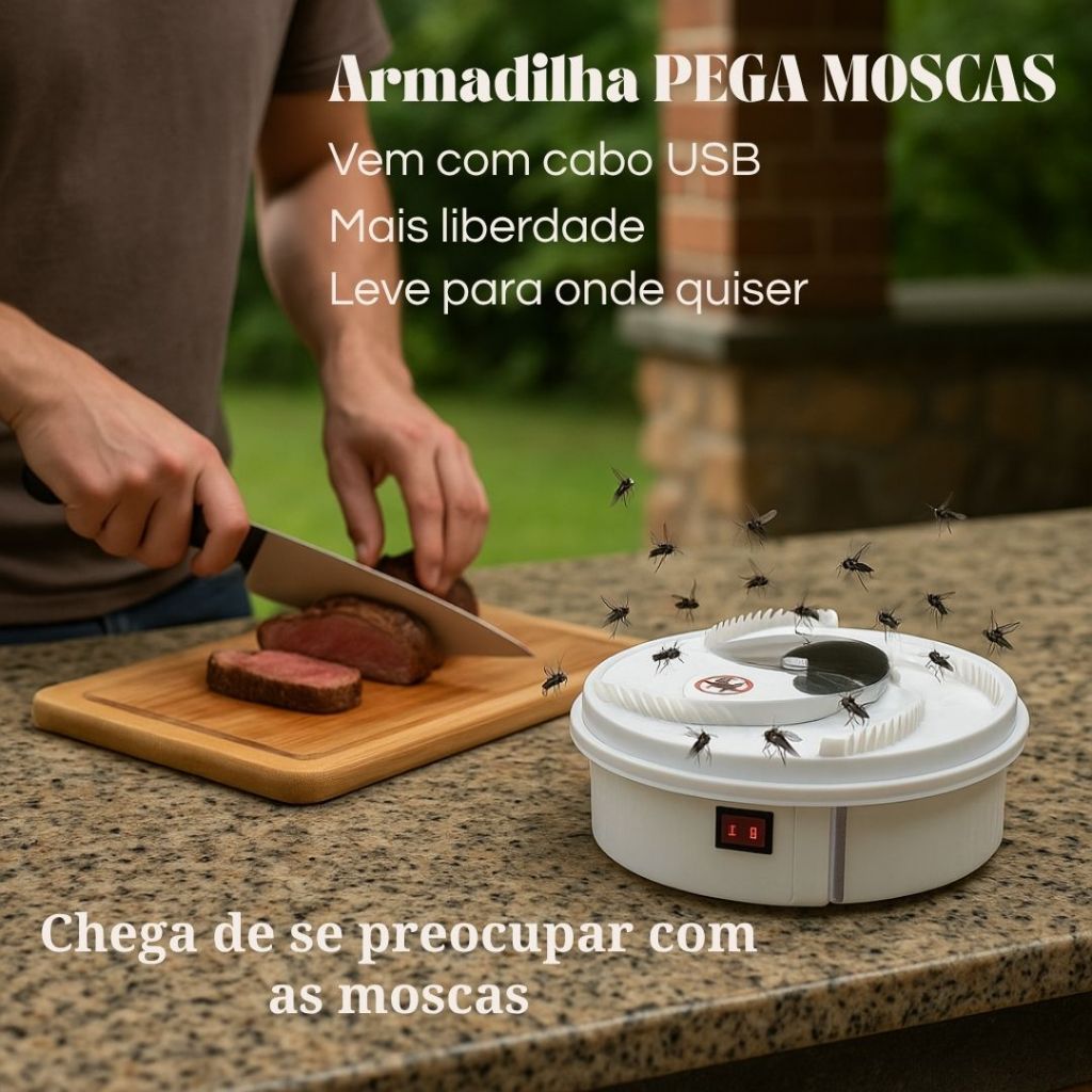 Armadilha Para Moscas Pega Mata Mosquitos Prende Insetos | Shopee Brasil