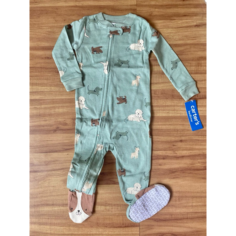 Macacão algodão carters 12M 18M 24M menino em Oferta na Shopee