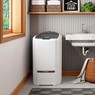 Tanquinho de Roupas Semiautomática Colormaq Branco com 8 Programas de Lavagem - 20kg - 110/220V