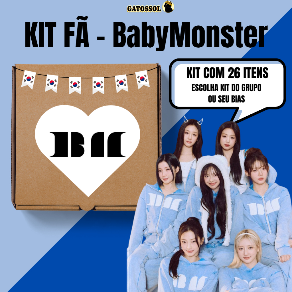 KIT FÃ - K-POP - IDOL - BTS, STRAY KIDS, TWICE, BLACKPINK