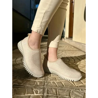 Tênis Usaflex Confortável Ae2208 Feminino Slip On Calce Facil em Oferta na Shopee
