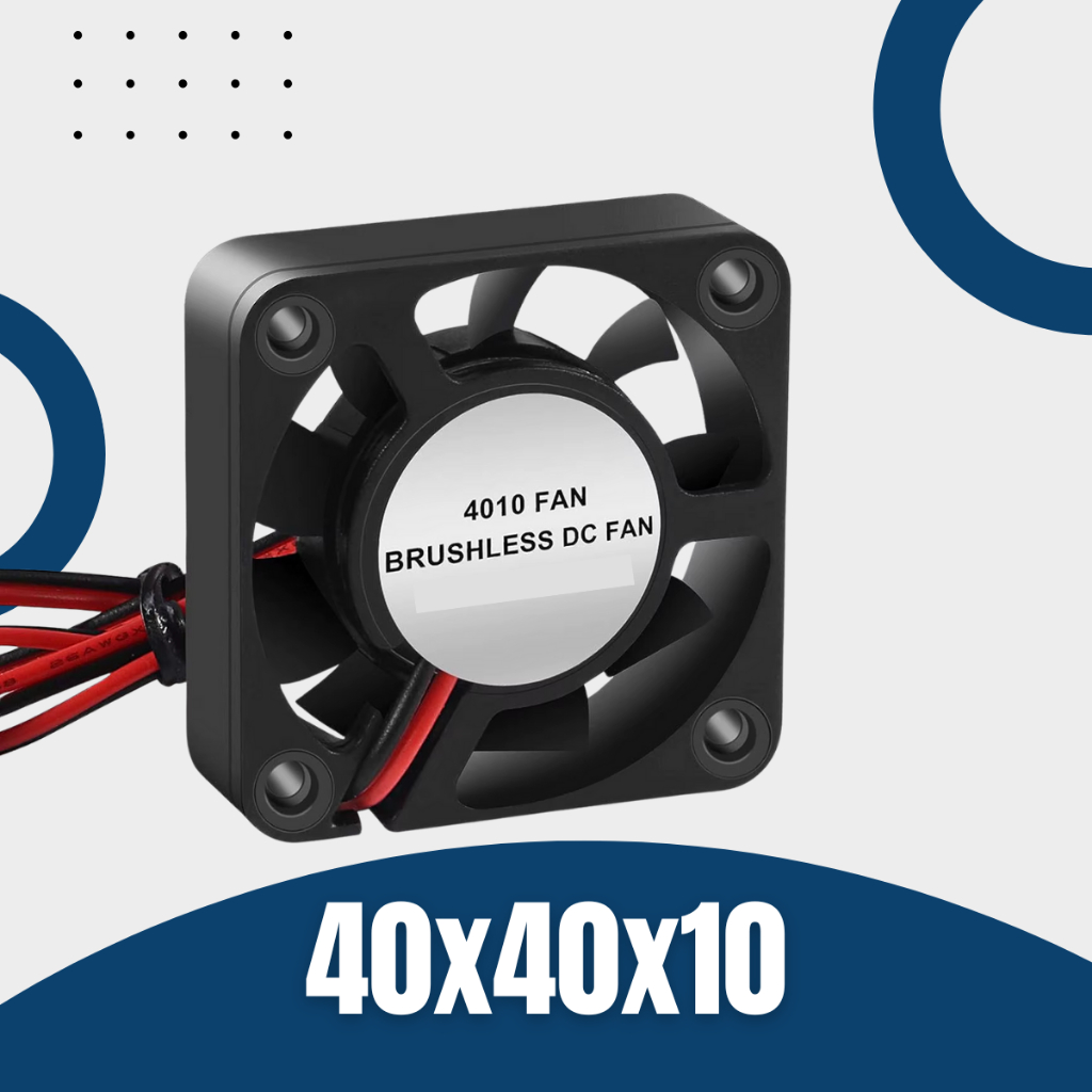 kit Mini Cooler 12v 40x40x10mm Silencioso uso em Impressora 3D Arduino ...
