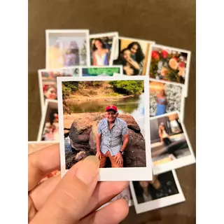 Mini Fotos 60 Unidades Personalizadas - Cabe na Capinha do Celular - Envio Rápido - Alta Qualidade