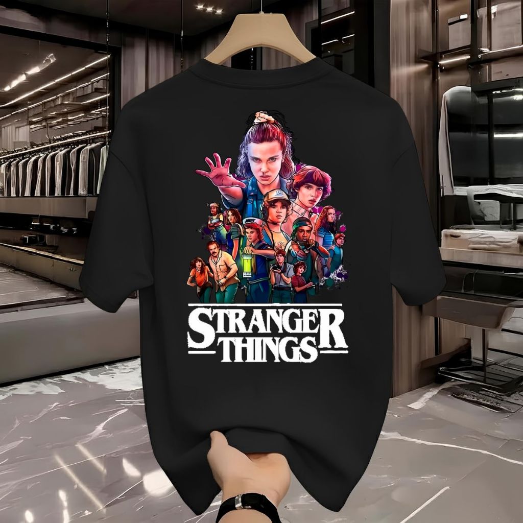 Camiseta Stranger Things Estampa Exclusiva 100% Algodão Envio Imediato