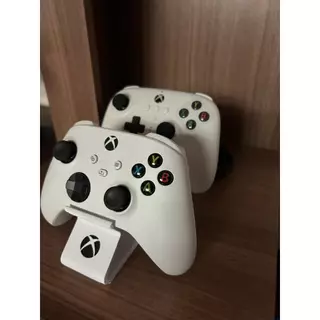 Suporte Duplo para 2 Controles Xbox One / Series S/X | Base Gamer Organizadora | Descanso Estável