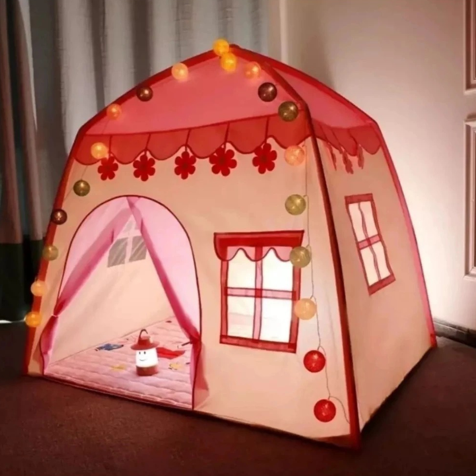 Barraca Tenda Menina Cabana Casa Menino Infantil Dobrável Menor Preço Com/Sem Luz Promocao