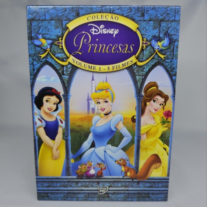 Box DVDs Coleção Princesas – Vol. 1 Disney | Shopee Brasil