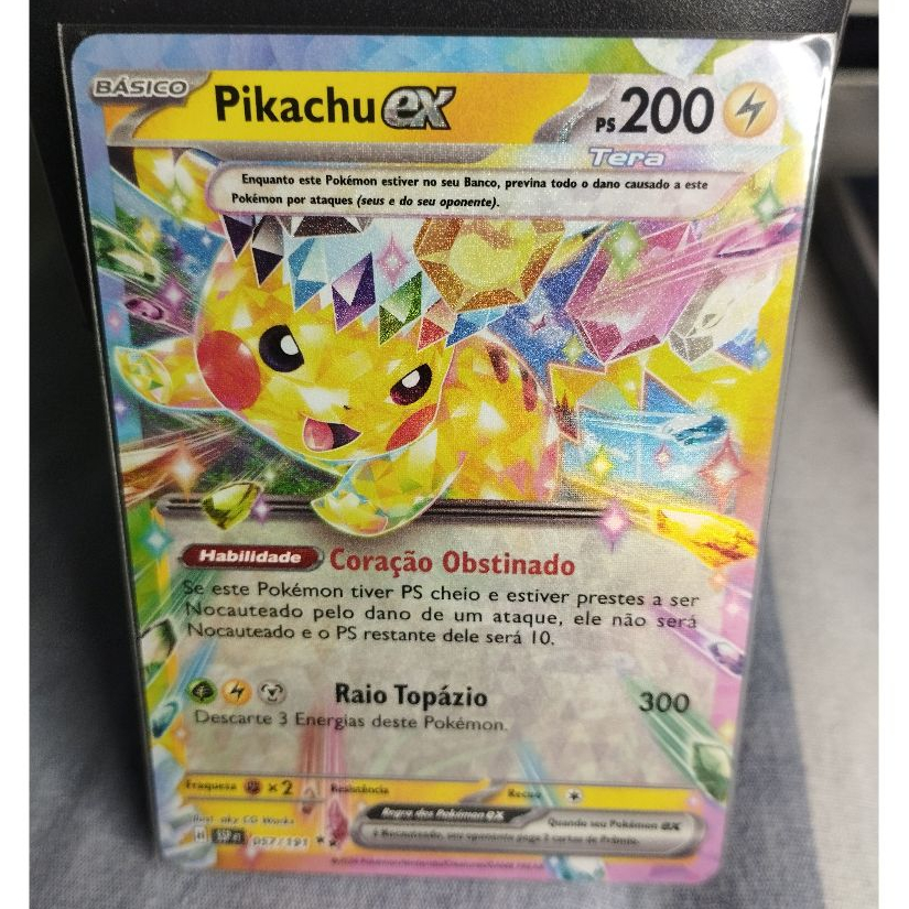 Pikachu ex (057/191) - Pokemon TCG | Shopee Brasil