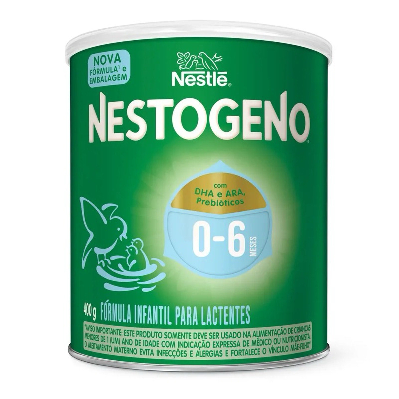Fórmula Infantil Nestogeno 1 – 0 a 6 meses – 400g Leite Nestogenio bebê ...