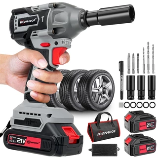 Chave De Impacto A Bateria Potente Profissional Brushless 21V 2 Bateria 520Nm