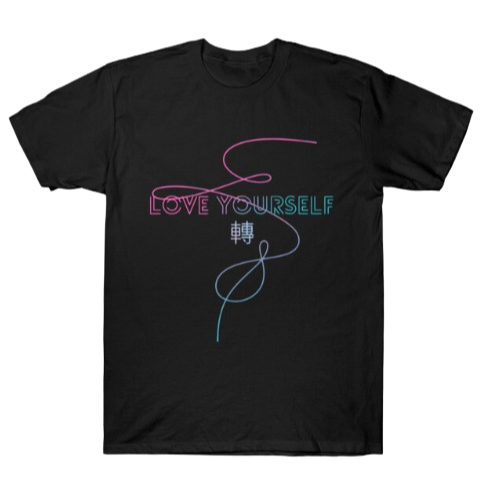 BTS LOVE YOURSELF T-SHIRT Tシャツ Lサイズ Camiseta Love Yourself BTS Adulto/Infantil Lançamento Unissex Em