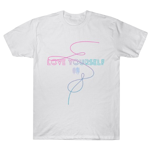 Camiseta Love Yourself BTS Adulto/Infantil Lançamento Unissex Em