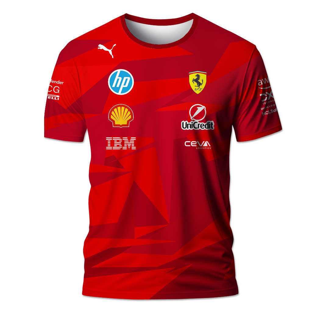 Camiseta Dryfit Ferrari Scuderia F1 Formula 1