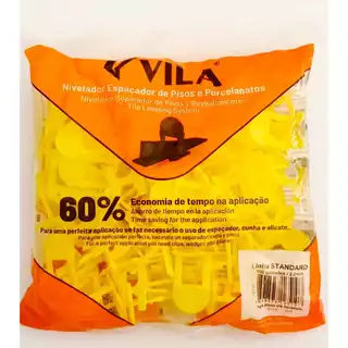 NIVELADOR ESPAÇADOR DE PISOS E PORCELANATOS MARCA VILA DE 2,0MM