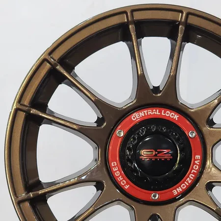Kit 4 Rodas Aro 15x6 4x99/108 Oz Race Multifuros Bronze Scorro S281
