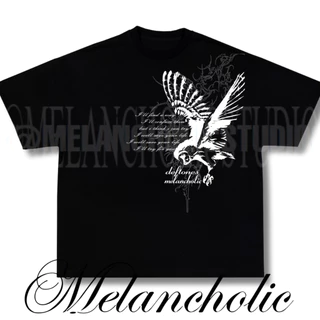 Camiseta Melancholic × Deftones — Boxy ou Oversized