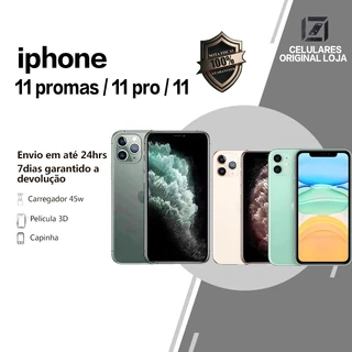 iPhone 11/11 Pro/ 11 Pro Max 64/128/256GB 100% Original Com Garantia VITRINE