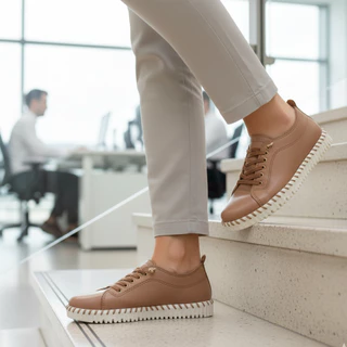 Tênis Mocassim Casual Feminino Bottero Twist Couro Legítimo Confortável Original Bottero