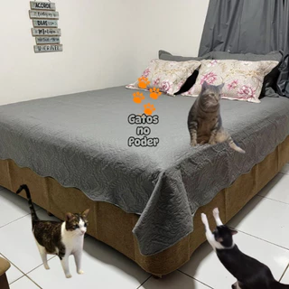 Arranhador protetor para Cama box contra arranhões de gatos