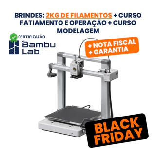 Impressora 3D Bambu Lab A1 + 2Kg Filamento + 3 Cursos