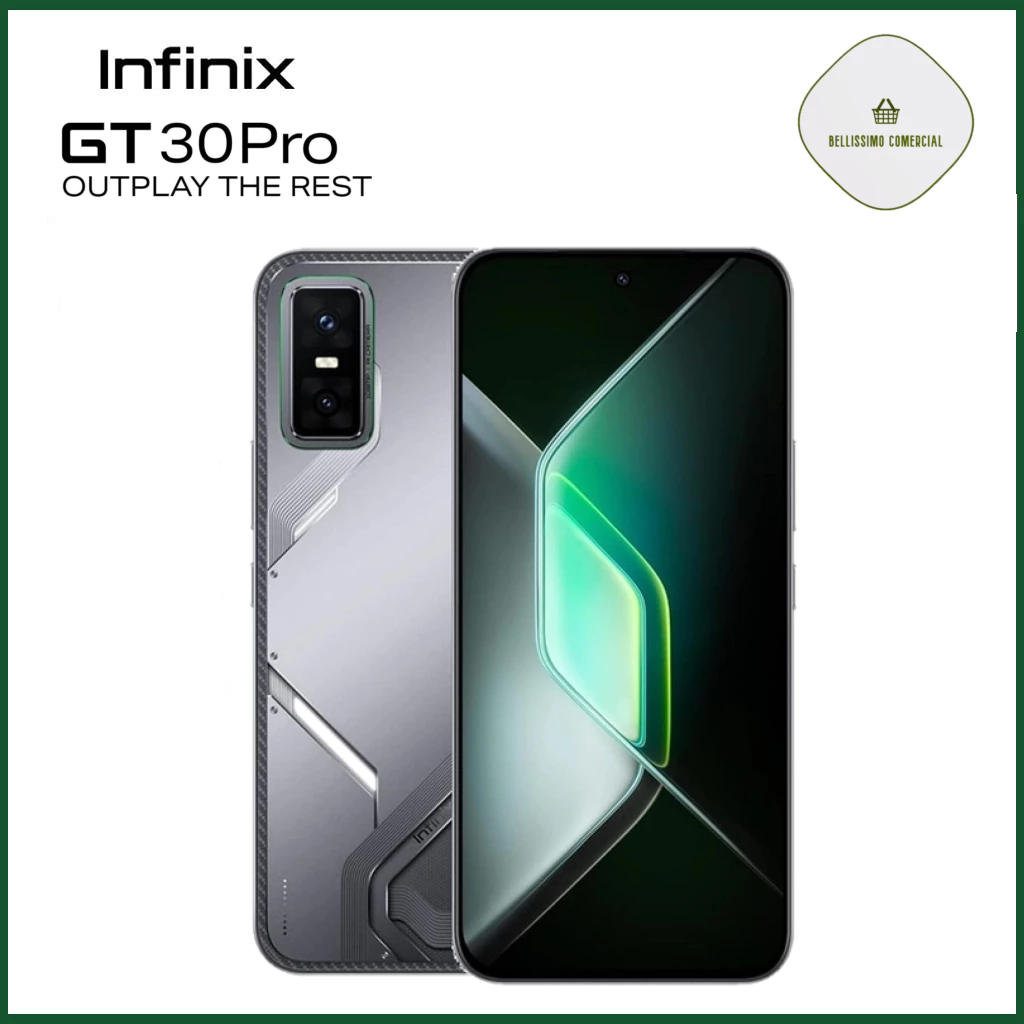 Infinix GT 30 PRO 5G 512GB 12GB RAM NFC Processador Dimensity 8350 Ultimate Versão Global Câmera 108MP