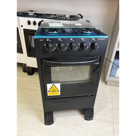 Fogão Braslar New Sirius 4 Bocas Preto – Acendimento Manual