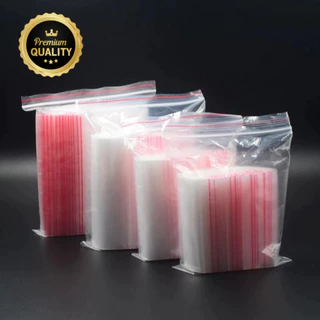 Saco Zip Lock Hermético C/ 100 Unidades - Abre Fecha Alimentos Livre BPA Free em Oferta na Shopee