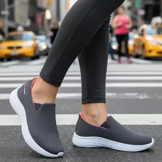 Tênis Dream IV Slip On Feminino Casual Caminhada Confortável Original Rainha