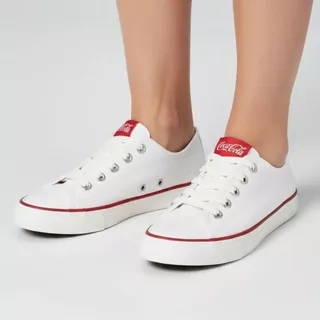 Tênis Feminino Stream Canvas Confortável Casual Coca Cola