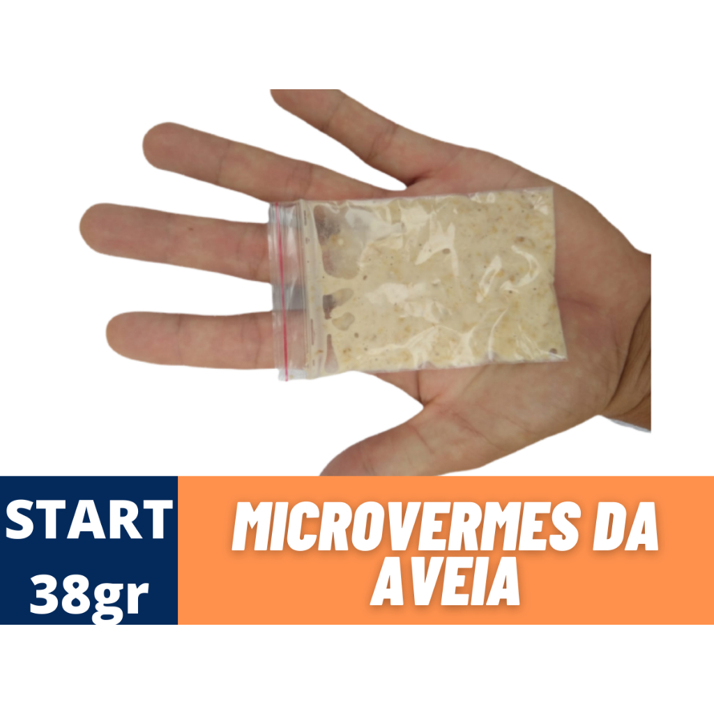 Starter Microvermes da Aveia Alimento para Alevinos e Bettas - Filhotes ...