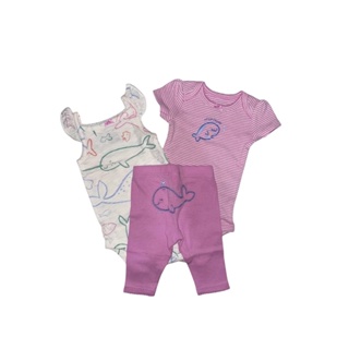 Trio 2 Body e 1 Calça Bebê Carter's Importado em Oferta na Shopee