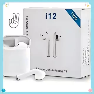 Fone de Ouvido Sem Fio i12 Tws Bluetooth 5.3 Com Touch leve