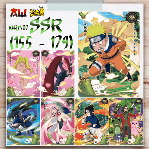Cartas Naruto Kayou | NRB07-SSR (155~179) | AVULSAS | Shopee Brasil
