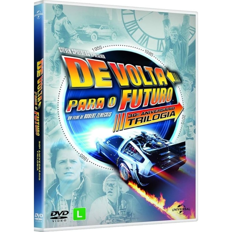 De Volta Para o Futuro - Trilogia - Filmes Dublados - DVD Original ...