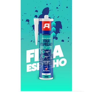x3 Selante Fixa Espelho Cola Adesivo Branco 400g Autofix - COLA / FIXA / CALAFETA