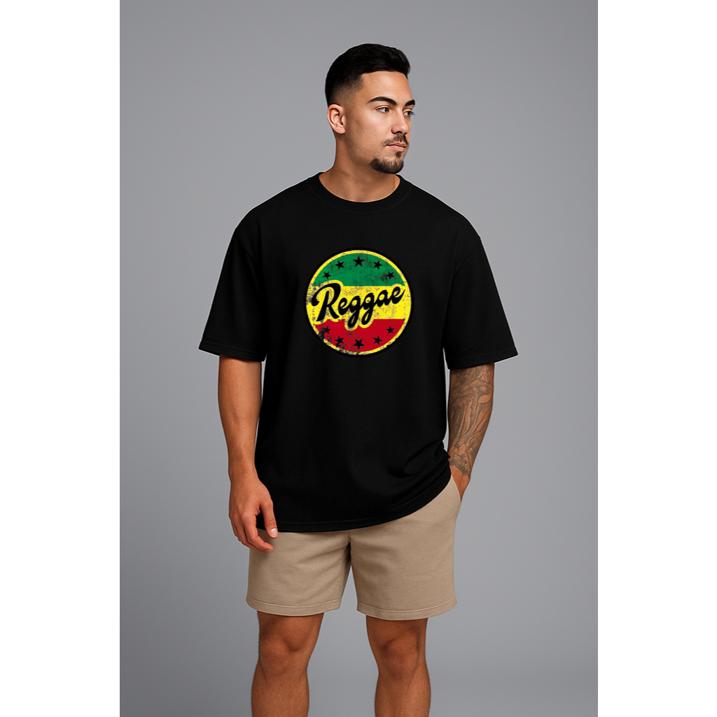 Camiseta Oversized Masculina Reggae Estilo Rasta Rua Urbano Streetwear ...