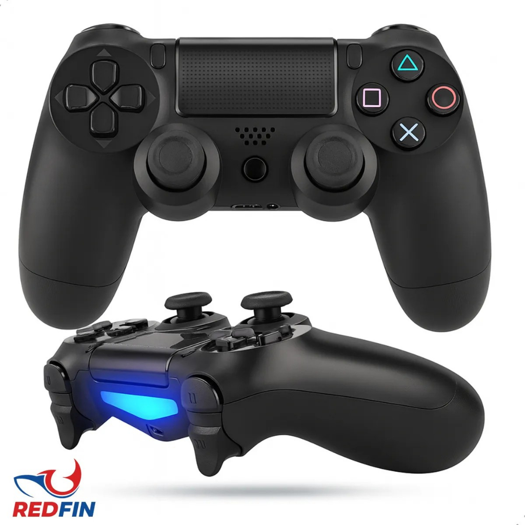 Controle Sem Fio Bluetooth Premium para PS4 – Compatível com PS4, PC e ...