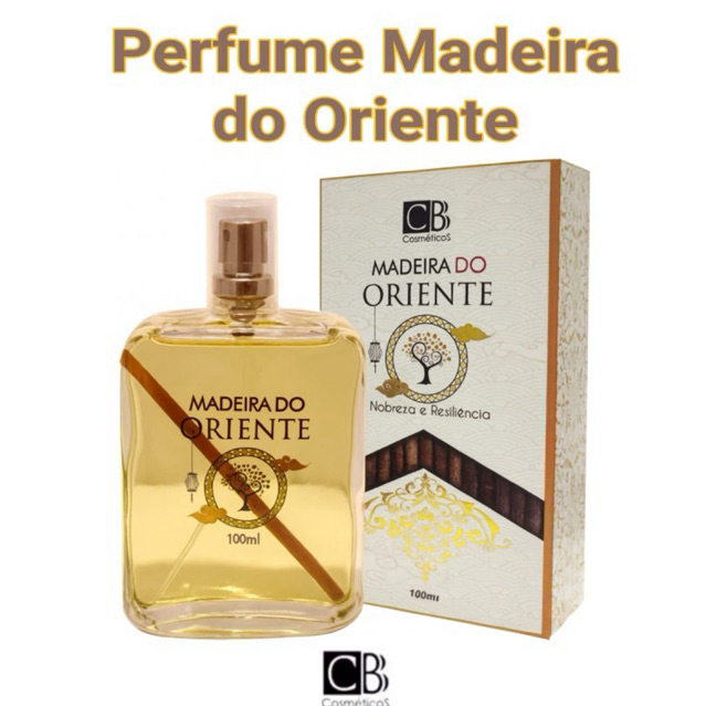 Perfume Deo Colônia Madeira do Oriente 100ml CBB Cosméticos