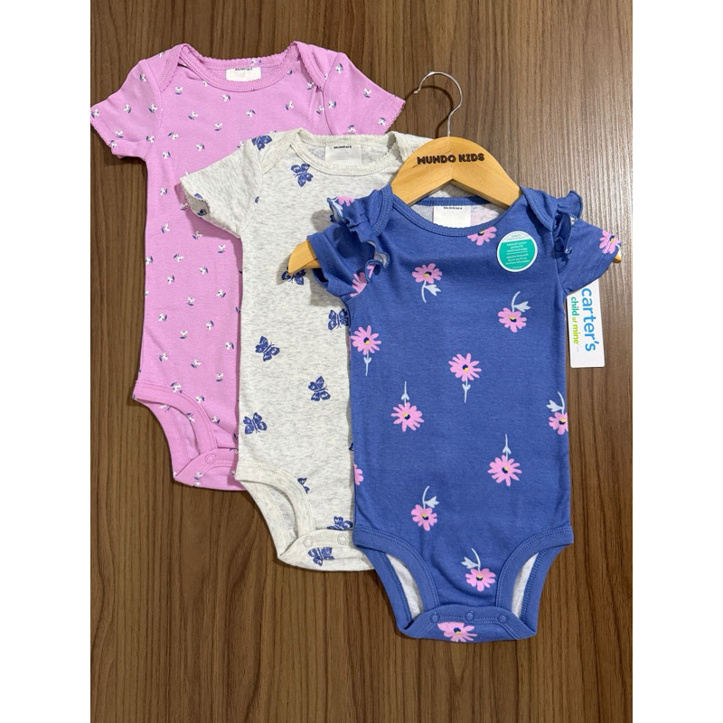 Kit Body Carters Bebê Menina Algodão em Oferta na Shopee