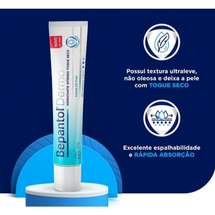 Hidratante Bepantol Derma Oil Free Pele Normal a Seca 30g | Shopee Brasil
