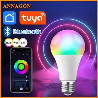 10W Lâmpada Led Inteligente Smart Bluetooth Compatível App TUYA Bulbo E27 Rgb
