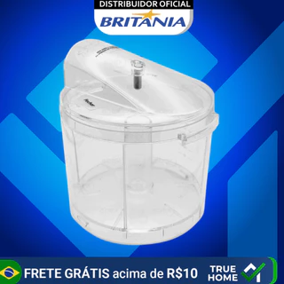 JARRA COM TAMPA COMPLETA ORIGINAL MINI PROCESSADOR BRITÂNIA MINI 2P em Oferta na Shopee