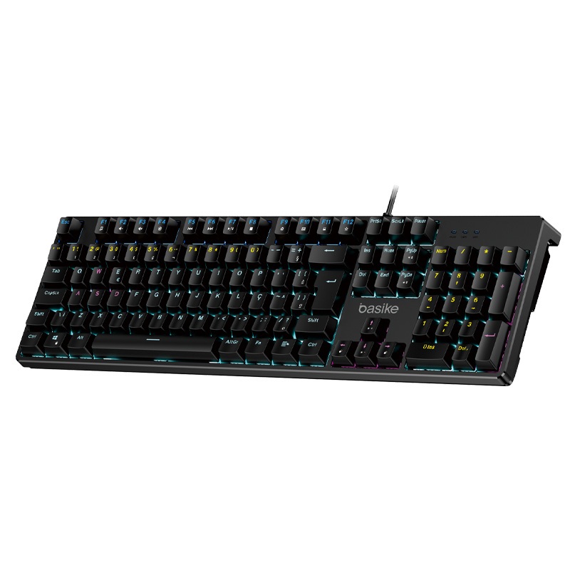 Basike Teclado Mecânico Switch Vermelho 89 / 106 Teclas，Teclado