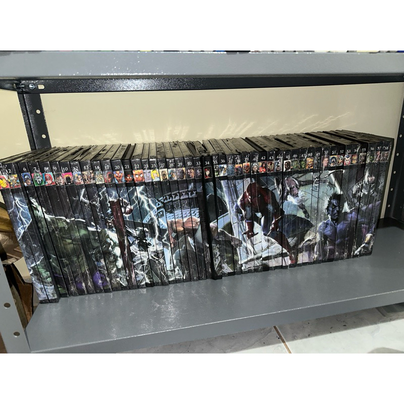 coleção hq marvel graphic novels salvat 45 volumes