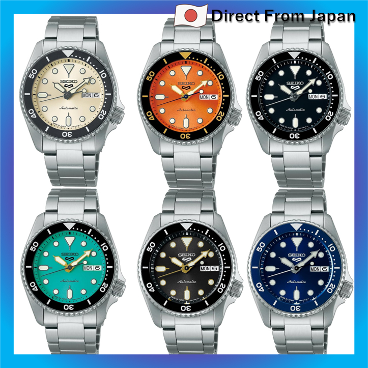 Relógio masculino Seiko Five Sports SKX de tamanho médio, estilo